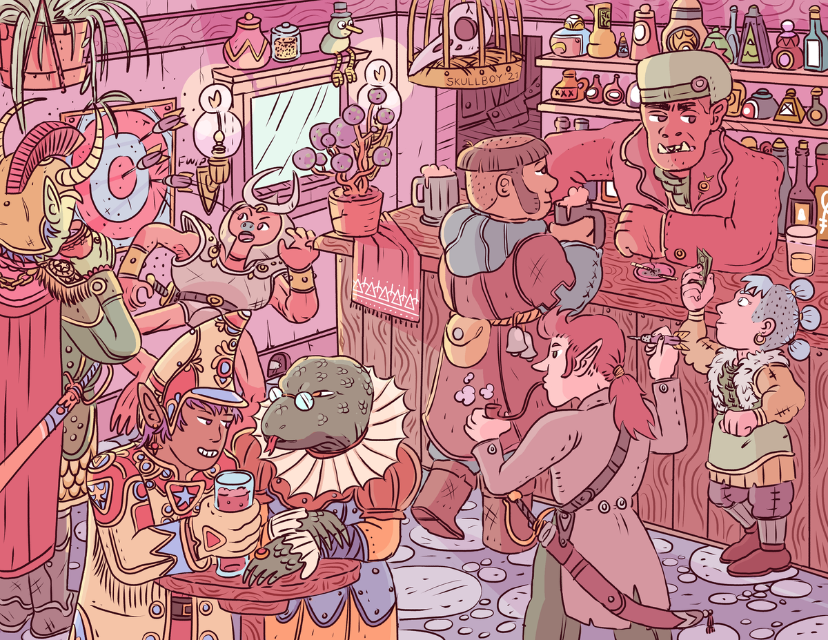 A Party Of Adventurers Walks Into A Bar...